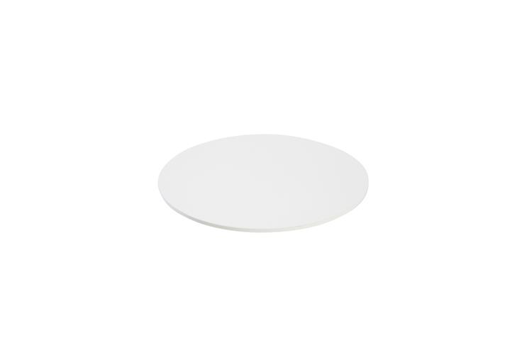 Table top white 600MM DIA WHITE edge P4