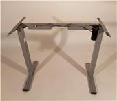 Electrical table, silver , 2-pelare, 1-motor,  sl.-500 mm.